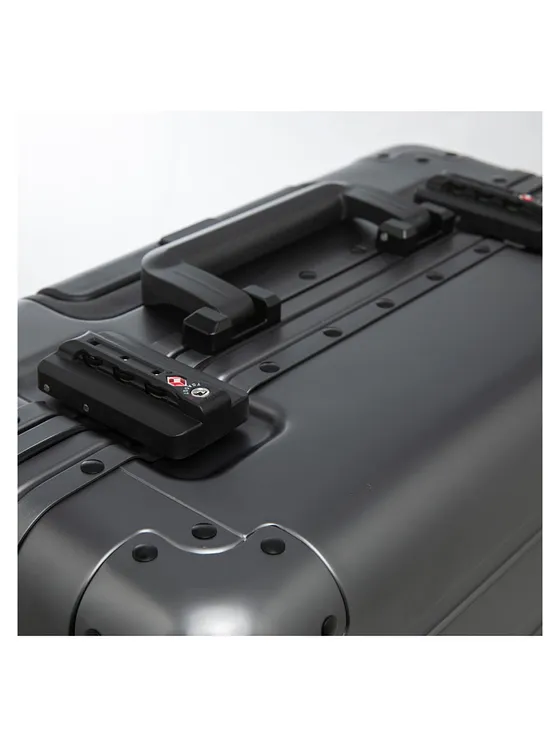 Alumaxx Gravity 4-hjulet Pilot-trolley i Aluminium, 44 cm, med laptop-rum Alumaxx Gravity 4-hjulet Pilot-trolley i Aluminium, 44 cm, med laptop-rum