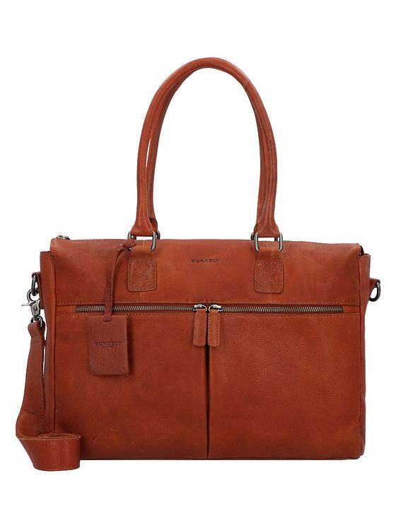 Burkely Antique Avery skuldertaske læder 37 cm rum til bærbar computer