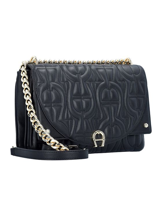 AIGNER Diadora skuldertaske i læder 26 cm