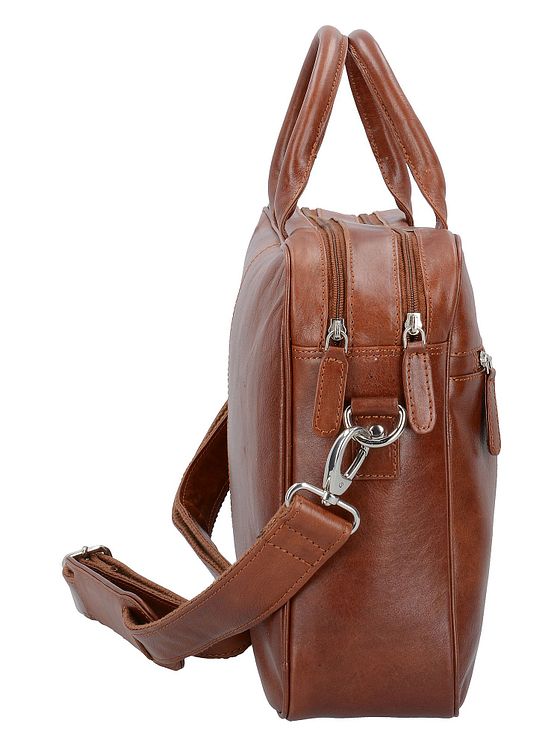 Dermata Kuffert i læder med 40 cm rum til bærbar computer