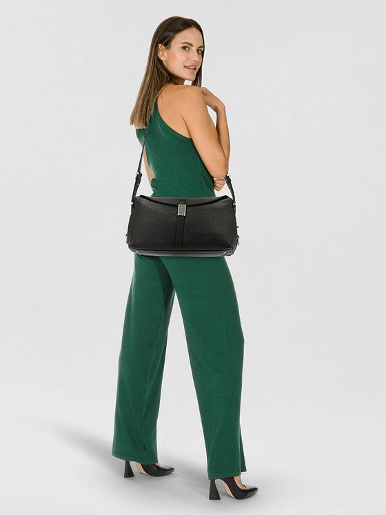 PINKO New Saddle Skuldertaske Læder 32 cm