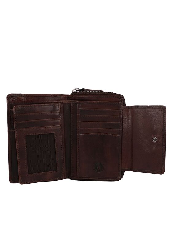 Greenburry Newport Pung RFID-beskyttelse Læder 14 cm