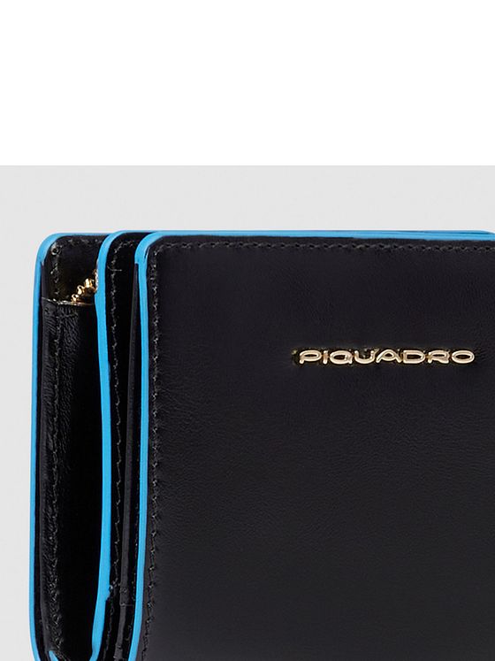 Piquadro Blue Square Pung RFID-beskyttelse Læder 11 cm