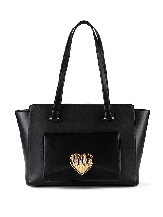 Love Moschino Victory Heart Shopper-taske Læder 34 cm