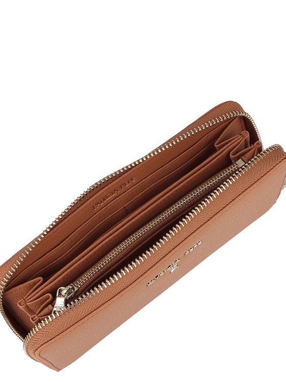 Patrizia Pepe Essentials-pung i læder 19 cm Patrizia Pepe Essentials-pung i læder 19 cm