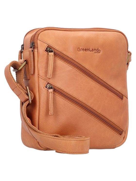 Greenland Nature Nature skuldertaske RFID læder 21 cm