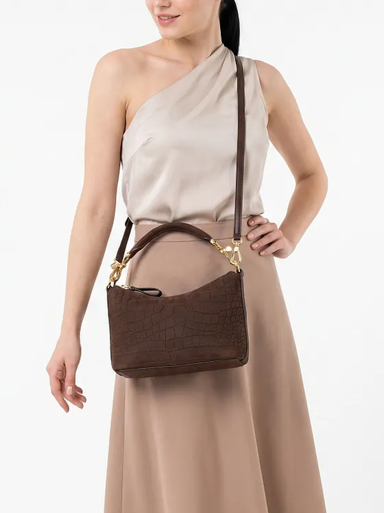 Lauren Ralph Lauren Blaike Minitaske Læder 17 cm