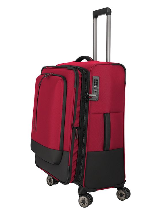 Travelite Crosslite 5.0 4 kolečka Vozík M 66 cm s roztažitelným záhybem