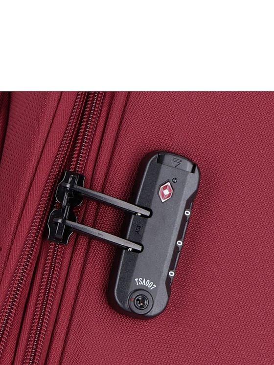 d & n Travel Line 9704 4 hjul Kuffert 3-delt med strækfold