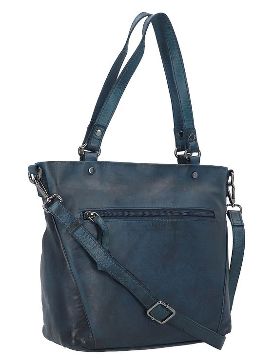 Jack Kinsky Nelson 3 skuldertaske i læder 26 cm