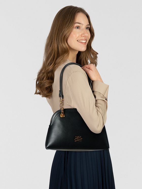 Karl Lagerfeld Autograph Skuldertaske Læder 25 cm