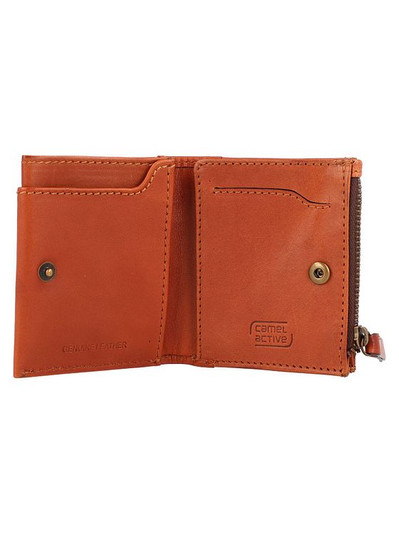 camel active Pěkná kožená peněženka RFID 8 cm