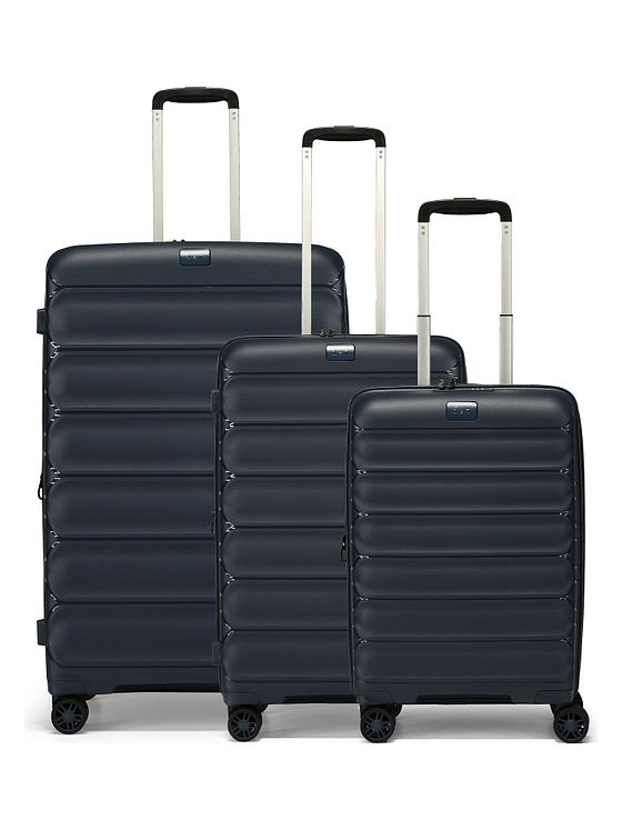 d & n Travel Line 4700 4 hjul Kuffert 3-delt med strækfold