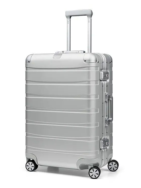 Redolz Kufr Pro Hliníkový Trolley M, hliníkový, 66 cm Redolz Kufr Pro Hliníkový Trolley M, hliníkový, 66 cm