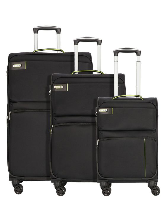 d & n Travel Line 6704 4-hjulet kuffertsæt 3 stk.