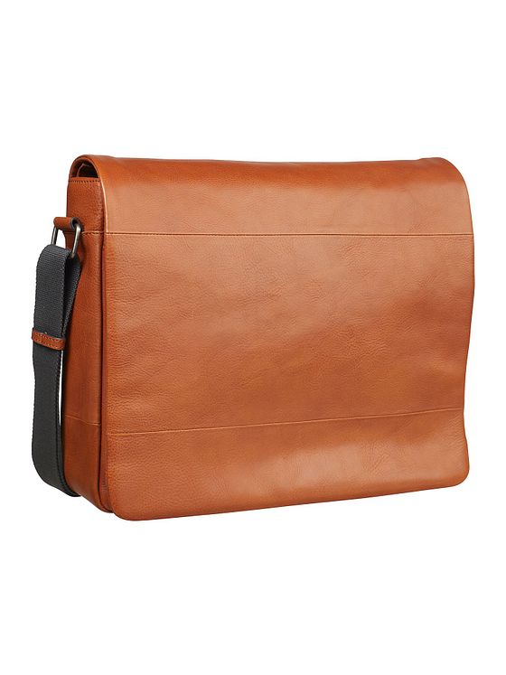 Leonhard Heyden Hamburg Messenger læder 38 cm rum til bærbar computer