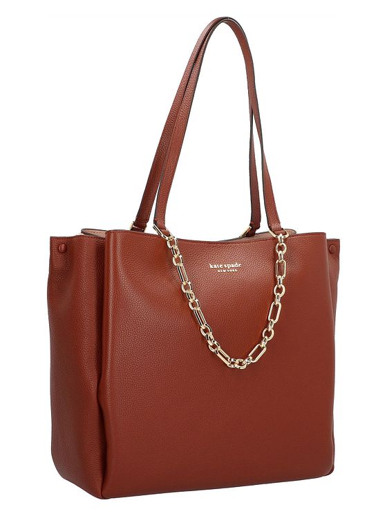 Kate Spade New York Carlyle-skuldertaske i læder 32 cm