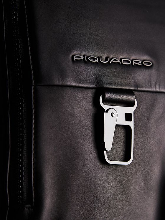 Piquadro Zaino Daypack Læder 34 cm Laptoprum