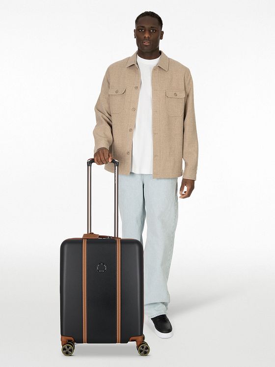 Delsey Paris Cadence 4 kolečka Kabinkový kufr 55 cm s roztažitelným záhybem