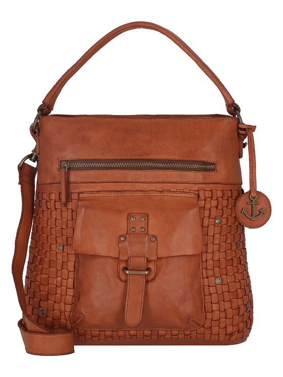 Harbour 2nd Soft Weaving Iris skuldertaske i læder 33 cm