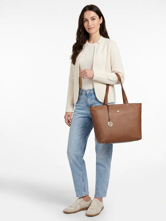 Braun Büffel Hanna Bolsa de compras Piel natural 43 cm