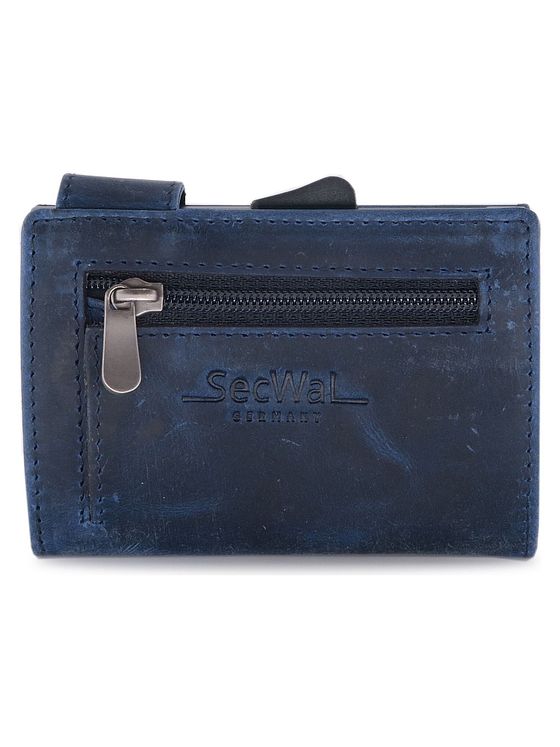SecWal Kreditkortholder pung RFID læder 9 cm