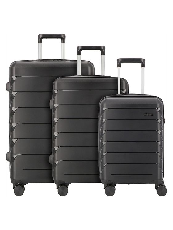 d & n Travel Line 4100 4 hjul Kuffert 3-delt d & n Travel Line 4100 4 hjul Kuffert 3-delt