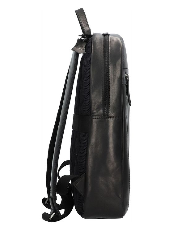 Greenburry Pure Black Daypack Læder 46 cm Laptoprum Greenburry Pure Black Daypack Læder 46 cm Laptoprum