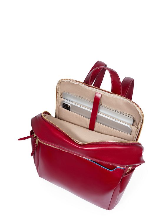 Piquadro Blue Square Daypack RFID-beskyttelse Læder 37 cm Laptoprum