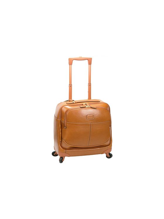 Bric's Life Pelle 4-hjuls business trolley læder 43 cm laptoprum