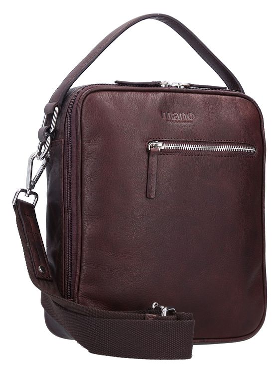 mano Don Pietro håndtaske i læder 25 cm