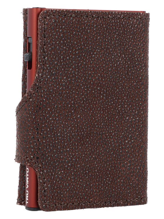 Tru Virtu Click & Slide kreditkortholder pung RFID læder 6,5 cm