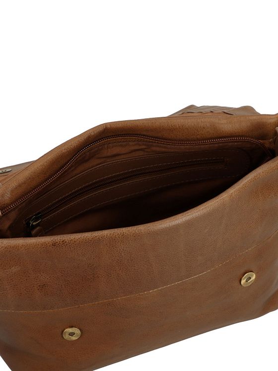 Burkely Natural Norah Skuldertaske Læder 24 cm