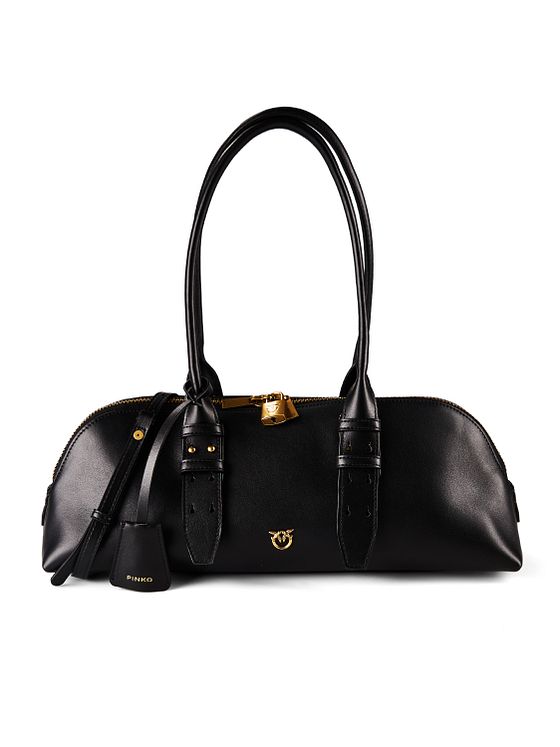 PINKO Bowling Bag Skuldertaske Læder 36 cm