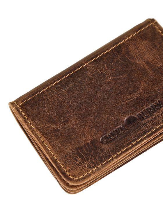 Greenburry Vintage Peněženka RFID ochrana Kůže 10 cm