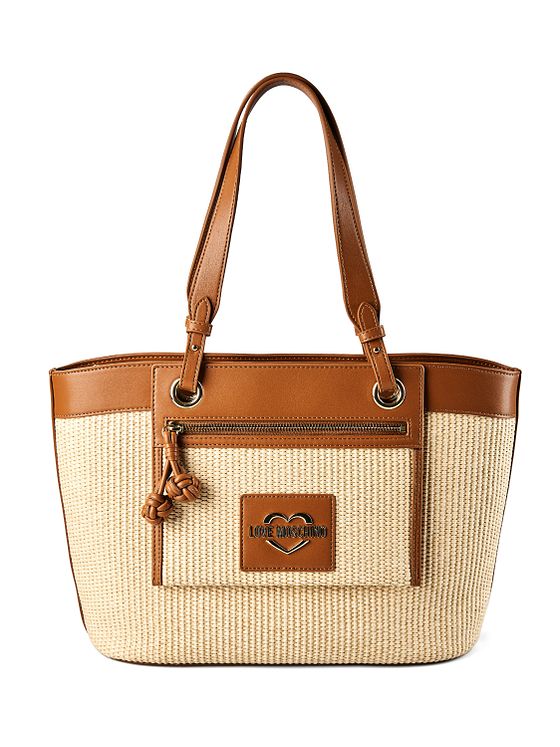 Love Moschino Straw Chic Nákupní taška 37 cm