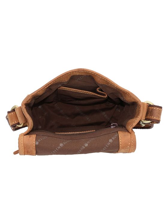 Greenburry Vintage skuldertaske i læder 21 cm