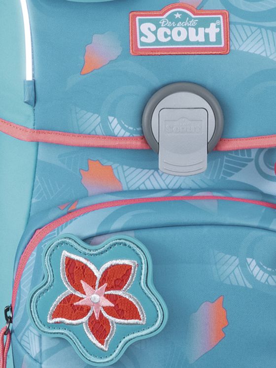 Scout Neo Exklusiv Safety Light Skoleransel-sæt 5-delt