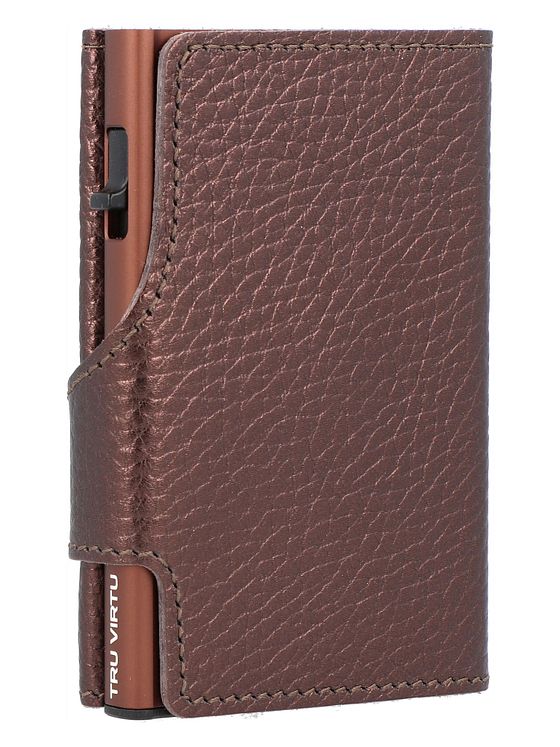 Tru Virtu Click & Slide kreditkortholder RFID læder 6,5 cm