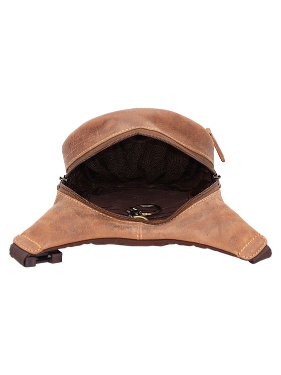 Greenburry Vintage biker bæltetaske læder 20 cm