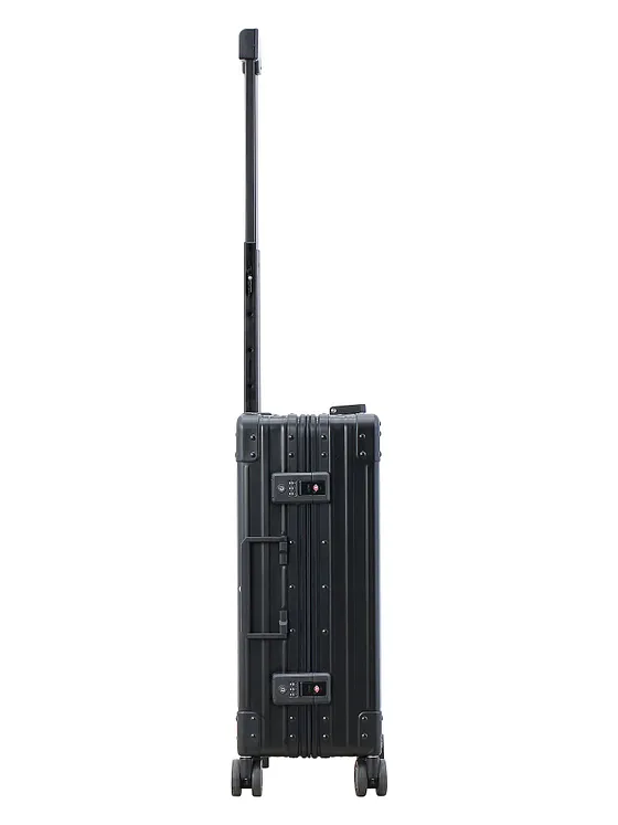 Aleon Traveler International kabinväska med 4-hjulig konstruktion i Aluminium, 55 cm