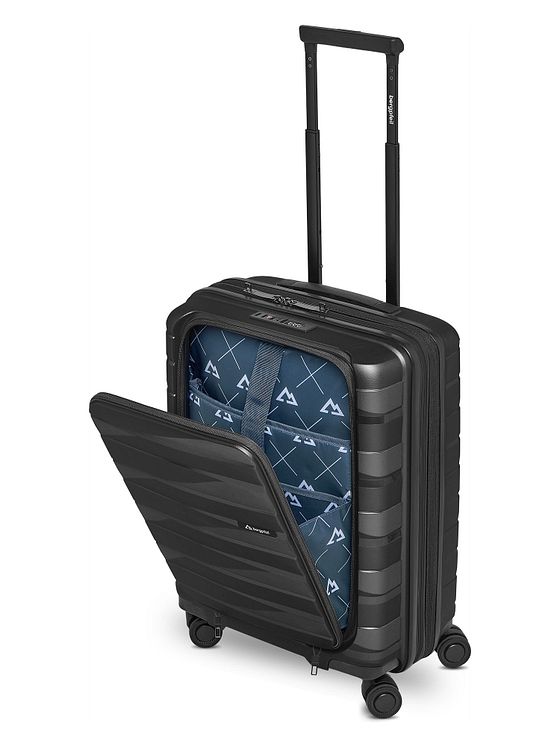 Bergpfeil Travel 4 hjul Kabinetrolley 55 cm Laptoprum med strækfold Bergpfeil Travel 4 hjul Kabinetrolley 55 cm Laptoprum med strækfold