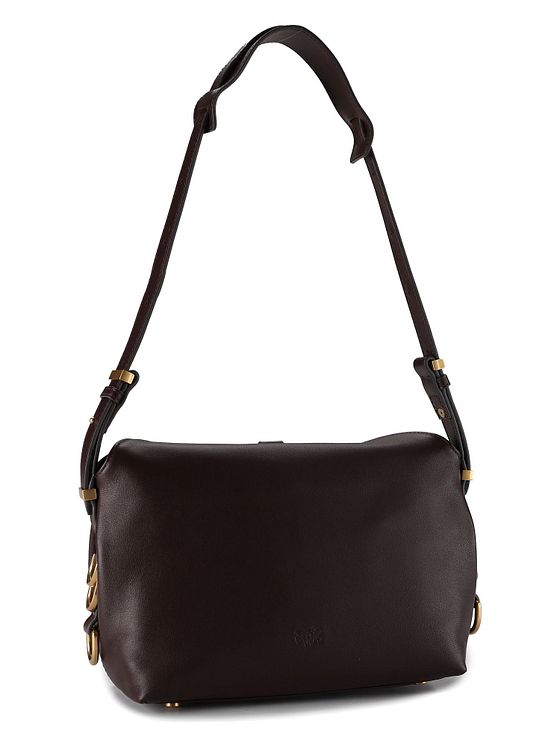 PINKO Saddle Skuldertaske Læder 23 cm PINKO Saddle Skuldertaske Læder 23 cm