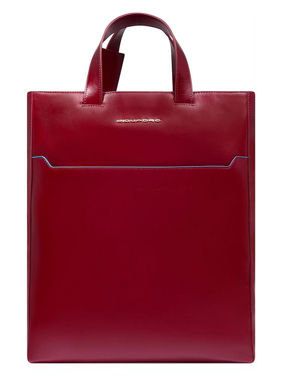 Piquadro Blue Square Skuldertaske RFID-beskyttelse Læder 30 cm Laptoprum