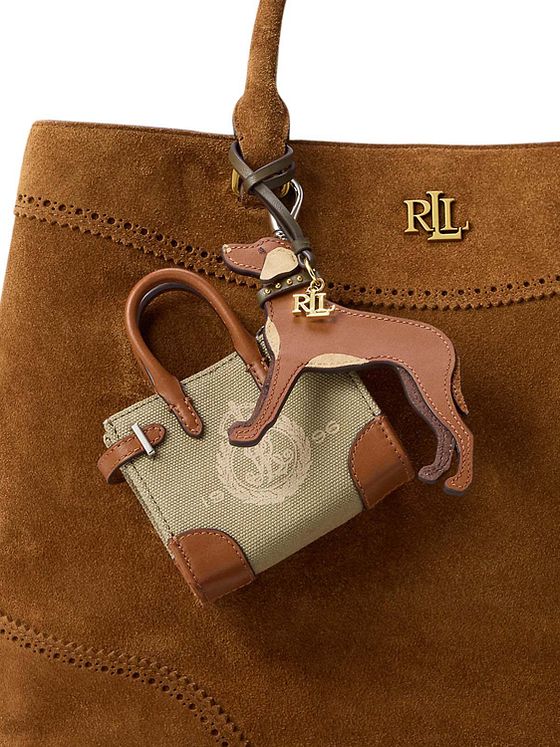 Lauren Ralph Lauren Viszla taske-tag i læder 10 cm Lauren Ralph Lauren Viszla taske-tag i læder 10 cm