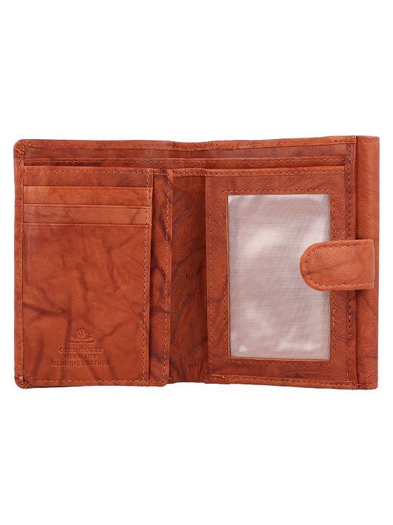 Greenburry Basic-pung i RFID-læder 13 cm