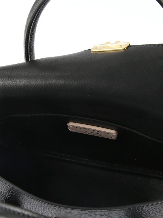 Coccinelle C-Me Lock Håndtaske Læder 19 cm