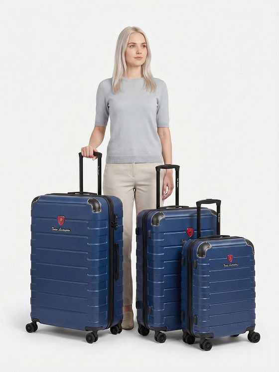 Tonino Lamborghini Tonino Lamborghini Milano Trolley 3-SET med stretchfold og XL-kuffert