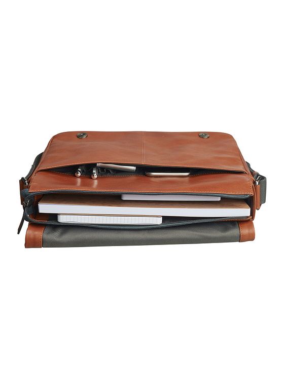 Leonhard Heyden Hamburg Messenger læder 32 cm rum til bærbar computer Leonhard Heyden Hamburg Messenger læder 32 cm rum til bærbar computer