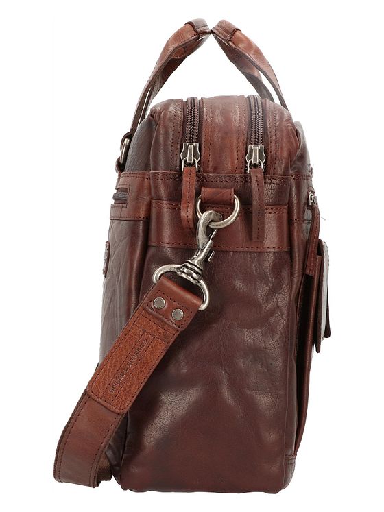 Spikes & Sparrow Dokumentmappe i læder med 41 cm rum til bærbar computer